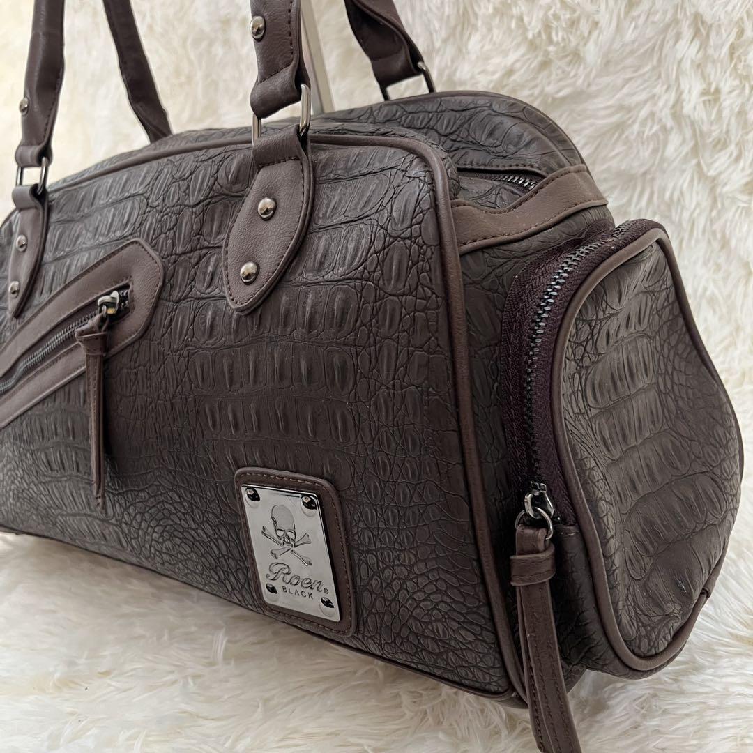 美品 Roen ボストンバッグ ブラウン