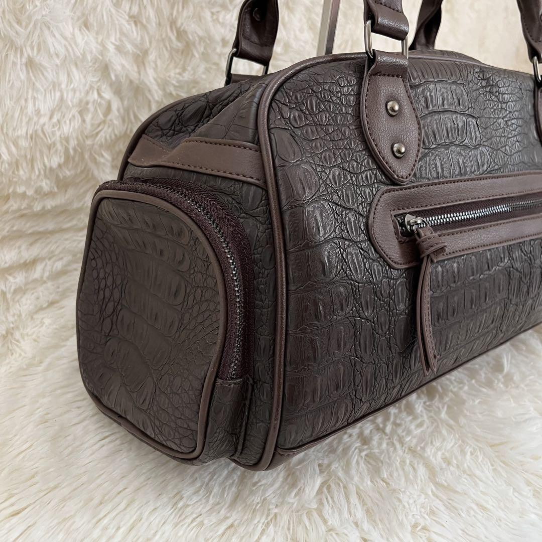 美品 Roen ボストンバッグ ブラウン
