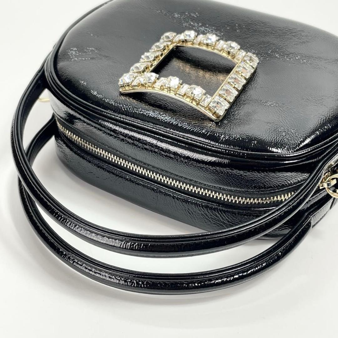 高級・極美品✨ロジェヴィヴィエ チェーンショルダー クリスタルバックル 2way