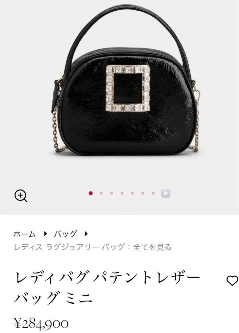 高級・極美品✨ロジェヴィヴィエ チェーンショルダー クリスタルバックル 2way