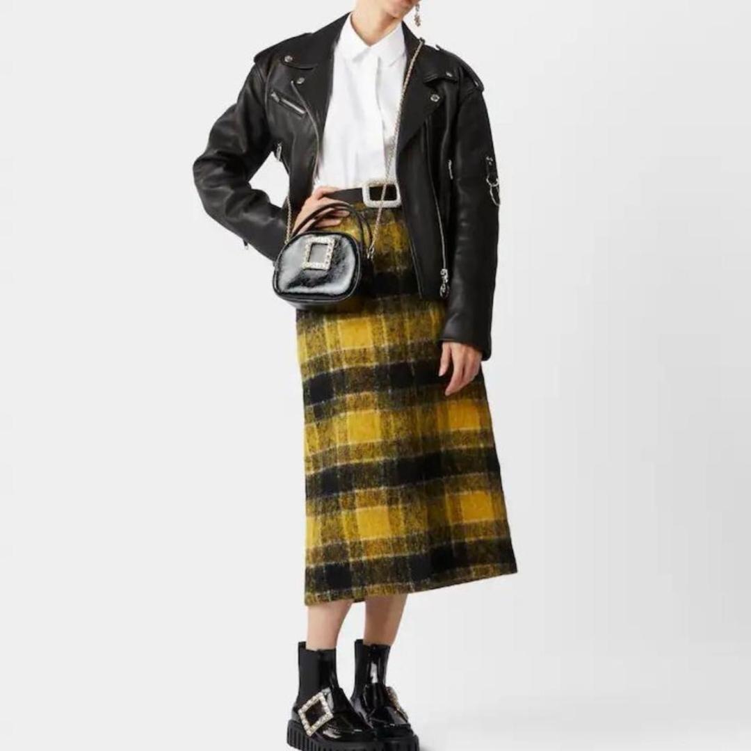高級・極美品✨ロジェヴィヴィエ チェーンショルダー クリスタルバックル 2way