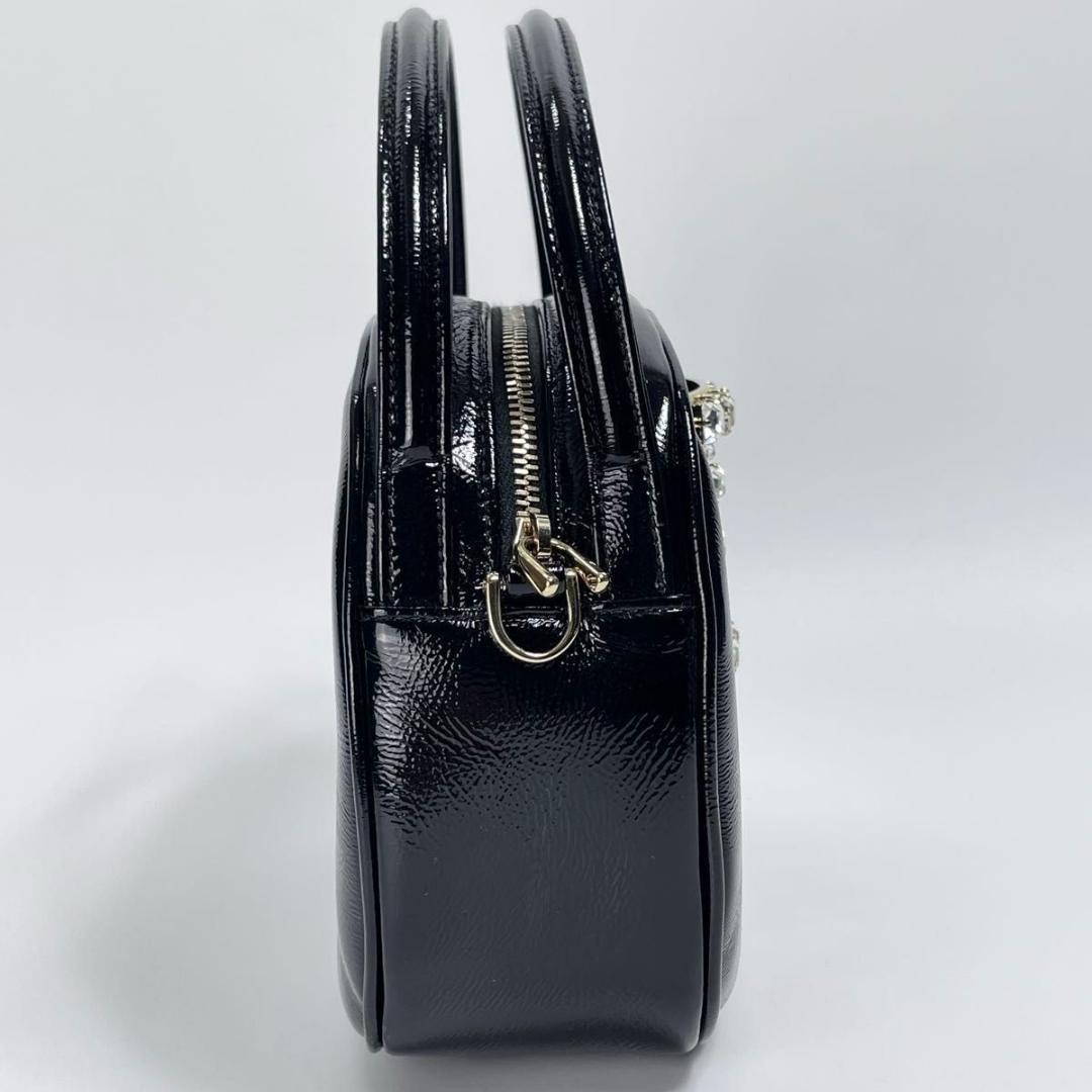 高級・極美品✨ロジェヴィヴィエ チェーンショルダー クリスタルバックル 2way