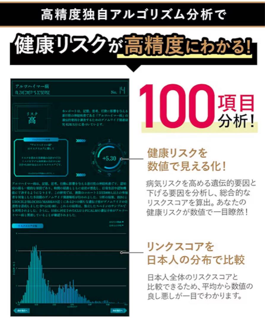 chatgene　Pro 遺伝子検査キット　チャットジーン　新品