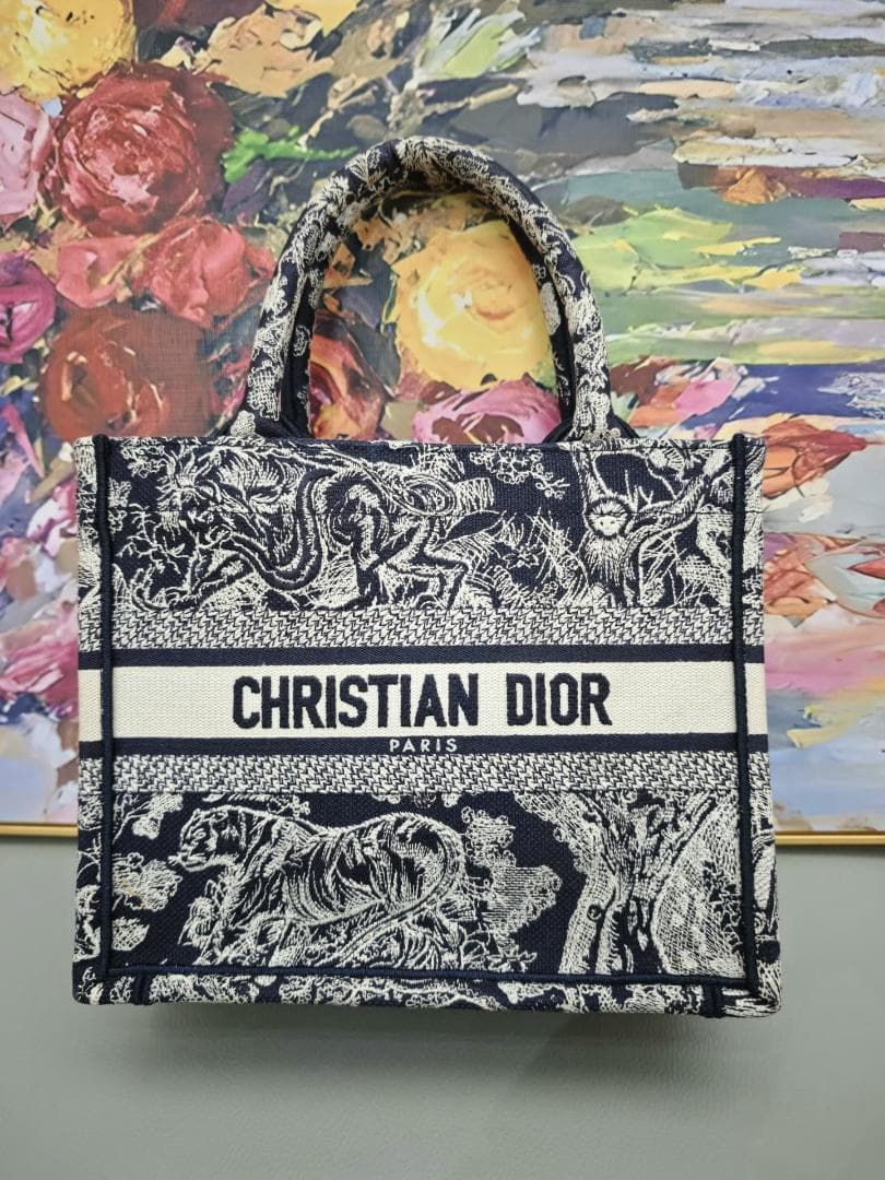 【美品】CHRISTIAN DIOR トワル・ド・ジュイ ショルダーバッグ