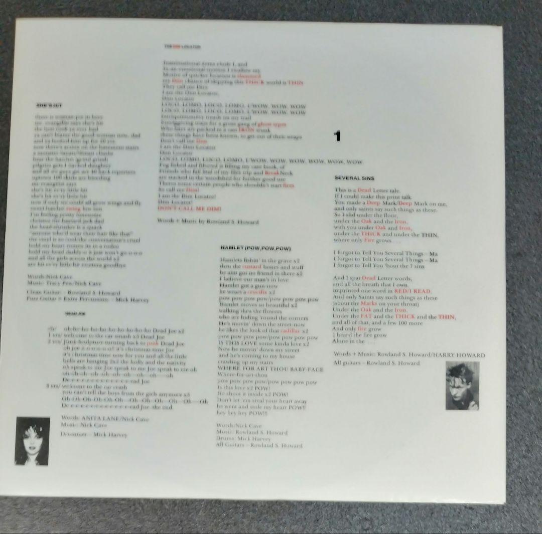 洋楽 birthday party junk yard 4AD CAD207