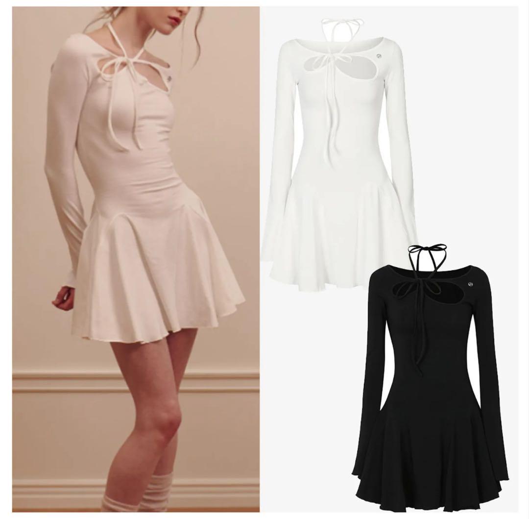 ワンピースその他 PAIN OR PLEASURE ORCHID TUBE DRESS gray PP24SSOP02GR PAIN OR PLEASURE☆韓国☆人気シリーズ☆ORCHID TUBE DRESS 3色