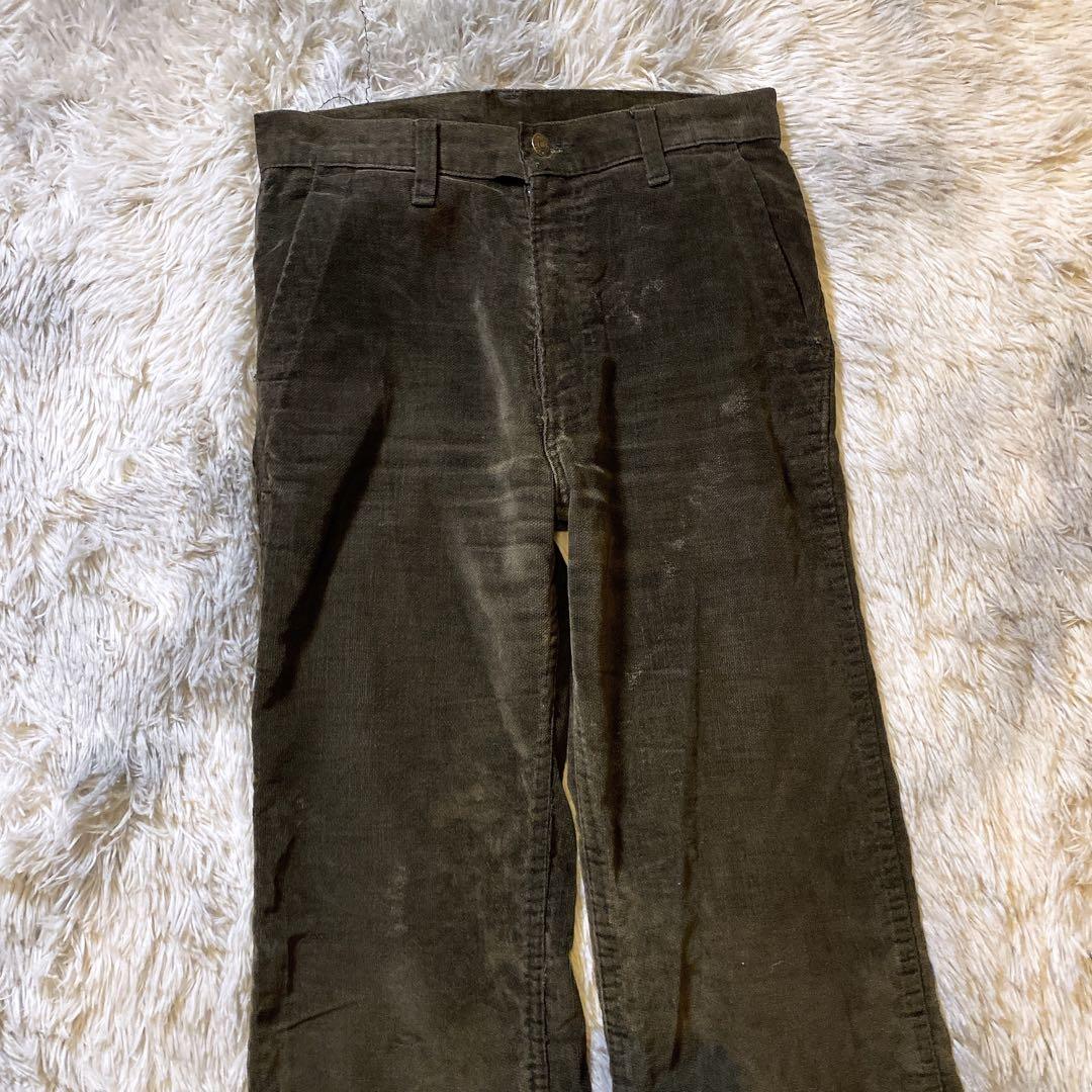 レア 70's Levi's 20665ブラックベロアフレアパンツ 684