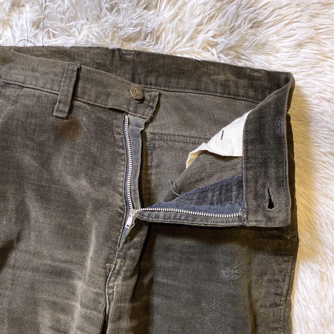 レア 70's Levi's 20665ブラックベロアフレアパンツ 684