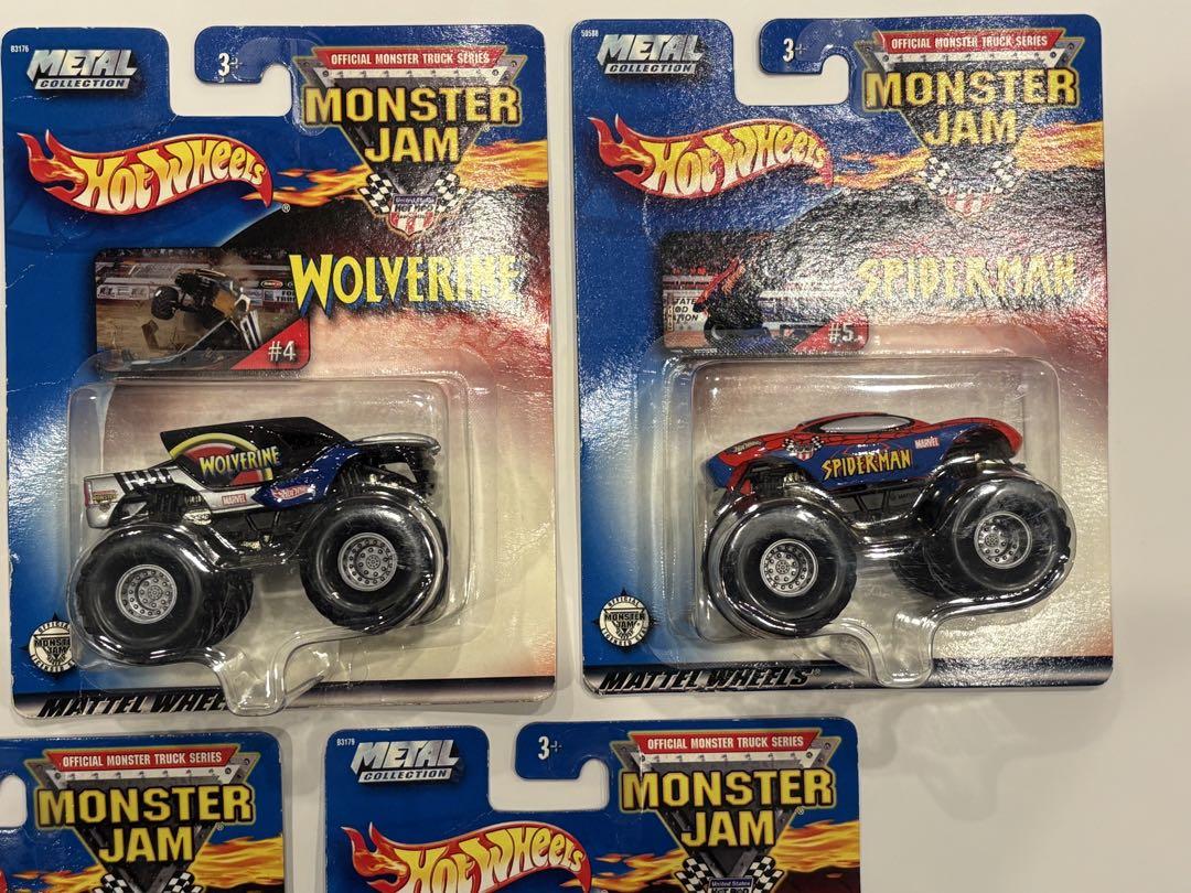 ④ホットウィール モンスタージャム 5台セット モンスタートラックmonster