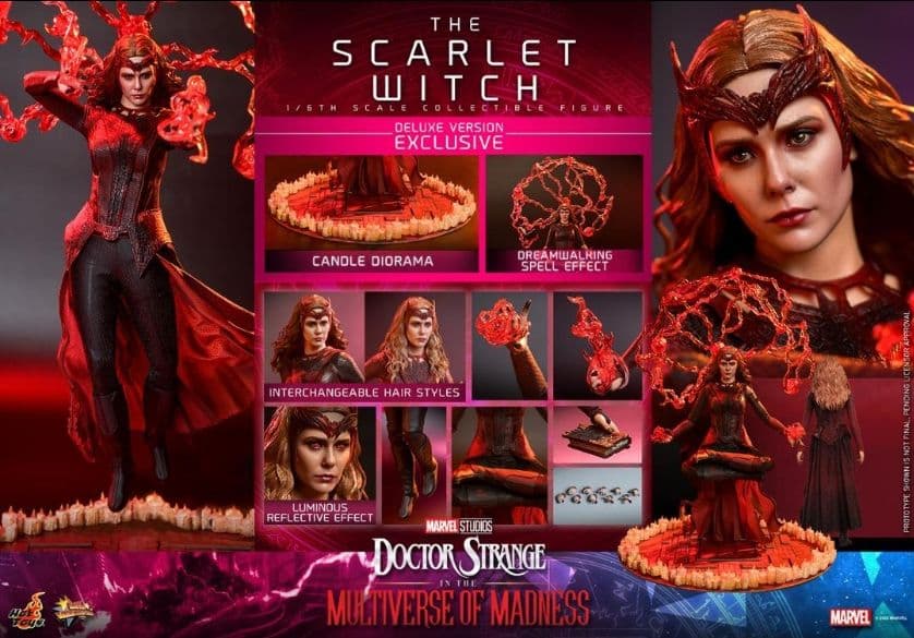 ホットトイズ】スカーレット・ウィッチ DX版 - メルカリ