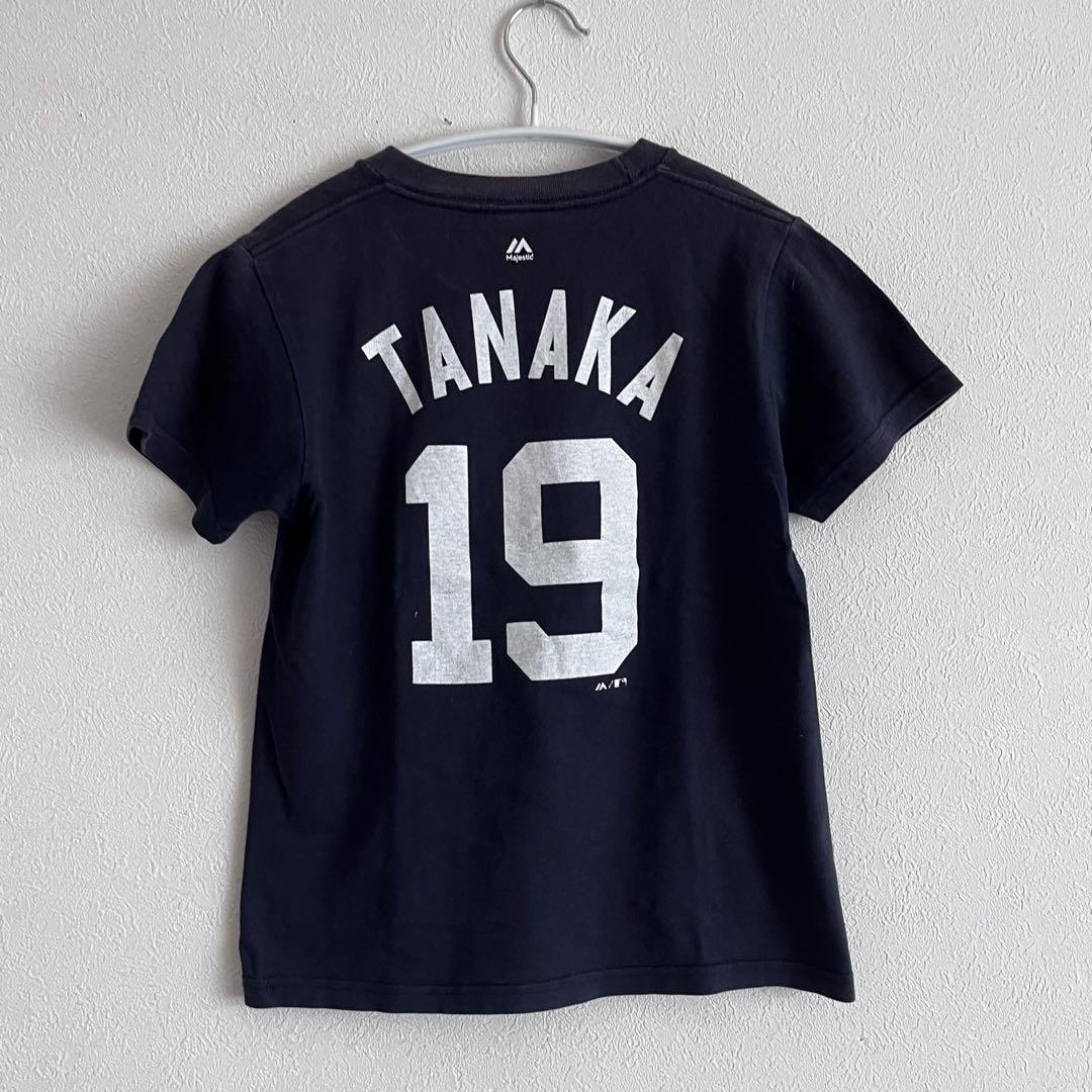 田中将大Majesticニューヨークヤンキース19番Tシャツ 140cm