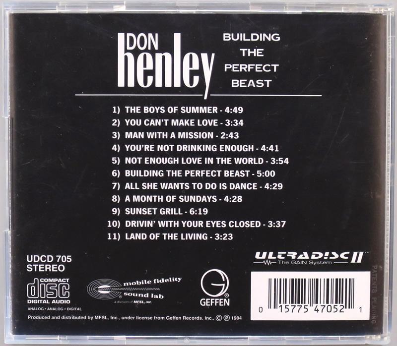 (GOLD CD) Don Henley / Building The～