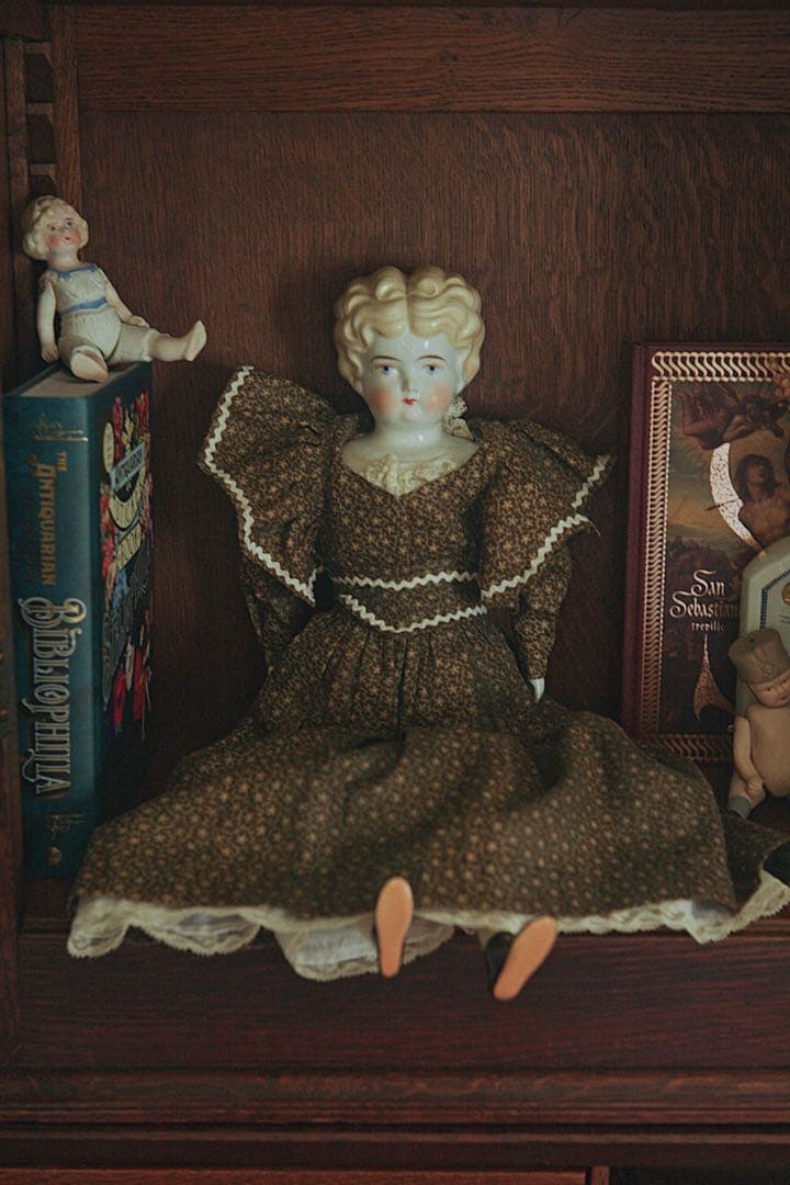 アンティーク チャイナヘッドドール ビスクドール ドイツ