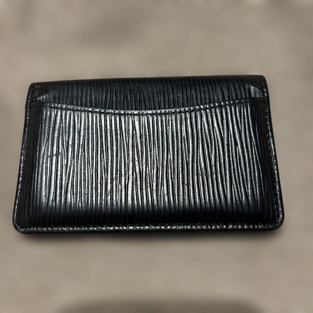 Louis Vuitton ブラック名刺入れ - メルカリ