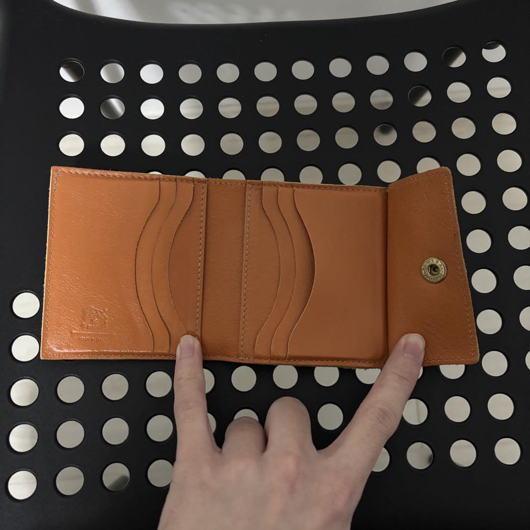 ［ 大人気商品 ］IL BISONTE ブラウン 二つ折り財布