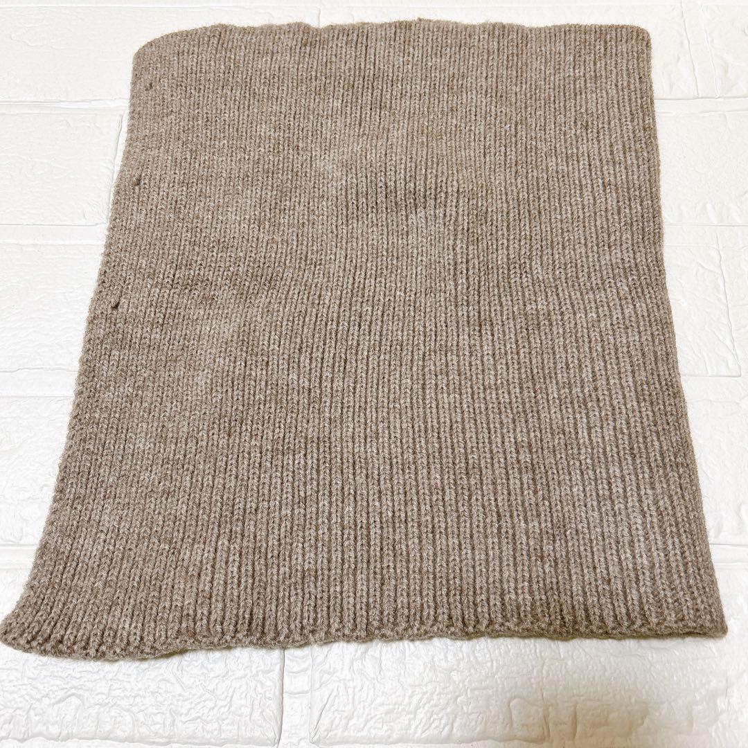 リブニット フェイクタートル ネックディッキー 襟 スヌード ネックウォーマー