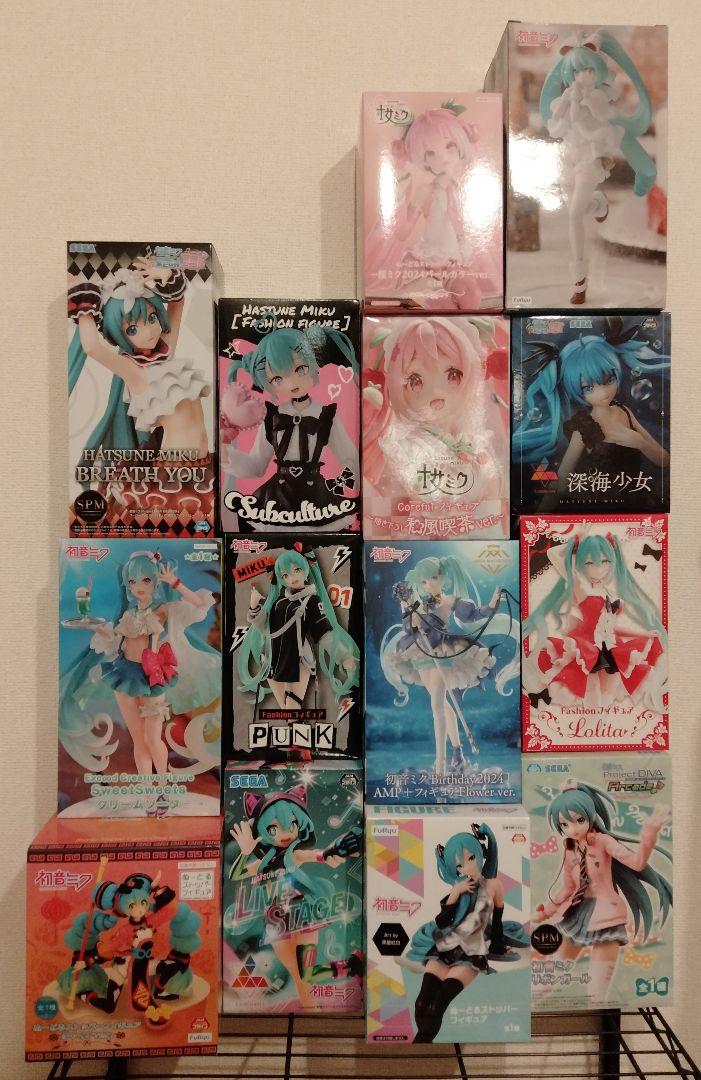 初音ミク プライズフィギュア14個セット
