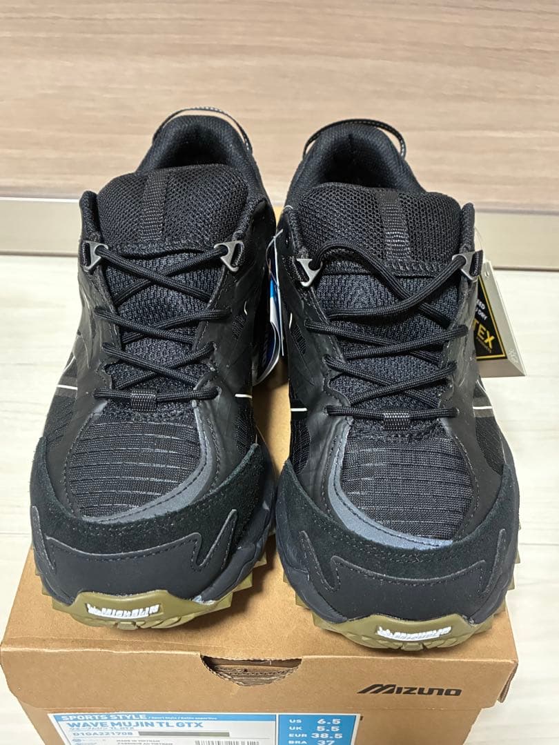 Mizuno WAVE MUJIN TL GTX 24.5cm ブラック Mizuno WAVE MUJIN TL GTX 24.5cm ブラック