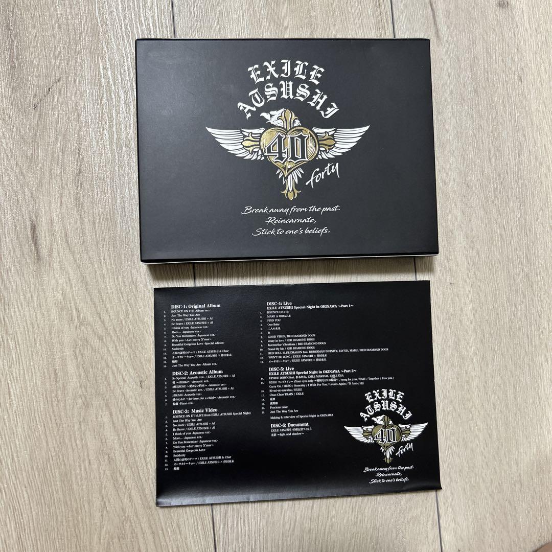 CD 40 ~forty~ (2CD+4DVD) Japan EXILE ATSUSHI Music (2 CDs, 4