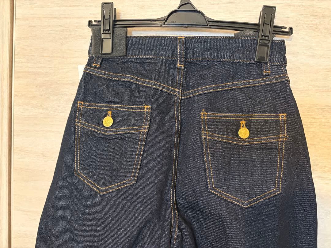 LILY BROWN ダークブルー ワイドパンツ LILY BROWN ダークブルー ワイドパンツ