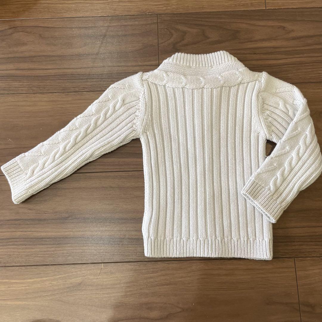美品　baby Dior フルジップジャケット　ニット　カーディガン　18M