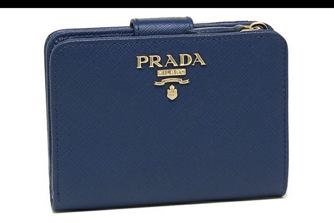 プラダ 二つ折り財布 サフィアーノ レディース PRADA 1ML018 QWA 画像1