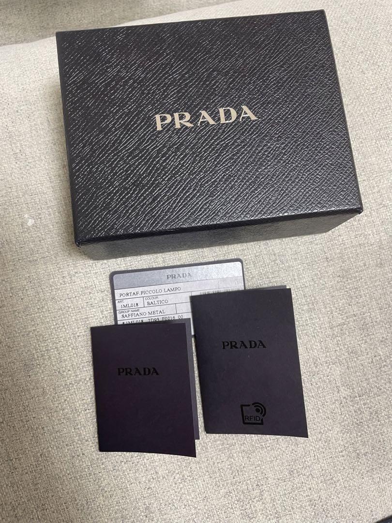 プラダ 二つ折り財布 サフィアーノ レディース PRADA 1ML018 QWA 画像4