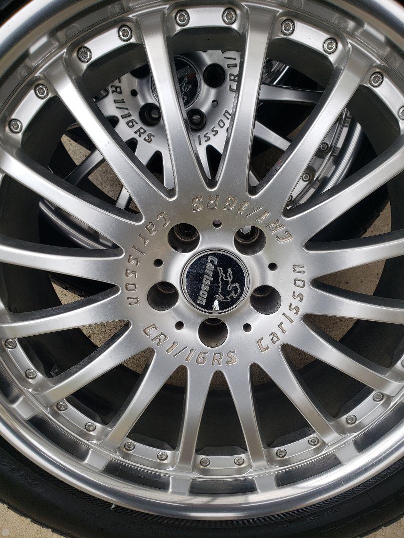 8　　　カールソン　21インチ　タイヤ付　バリ山　265/45R21