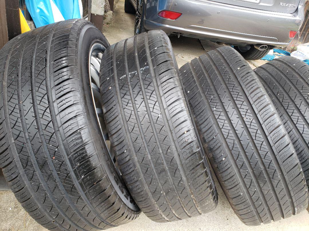 カールソン　21インチ　タイヤ付　バリ山　265/45R21  114.3