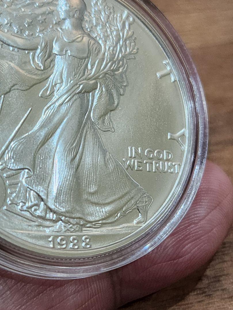イーグル銀貨 1988年 ウォーキングリバティ 1オンス oz 記念硬貨