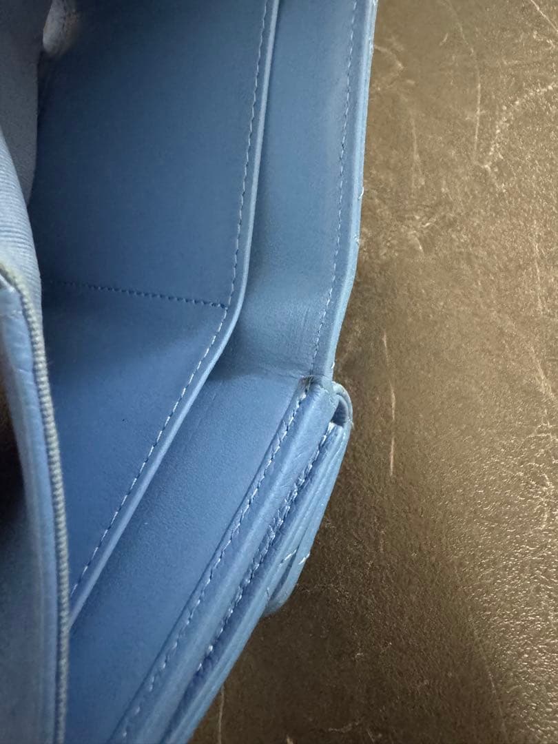 【銀座店限定カラー】CHANEL シャネル 三つ折り財布 ココマーク 【銀座店限定カラー】CHANEL シャネル 三つ折り財布 ココマーク