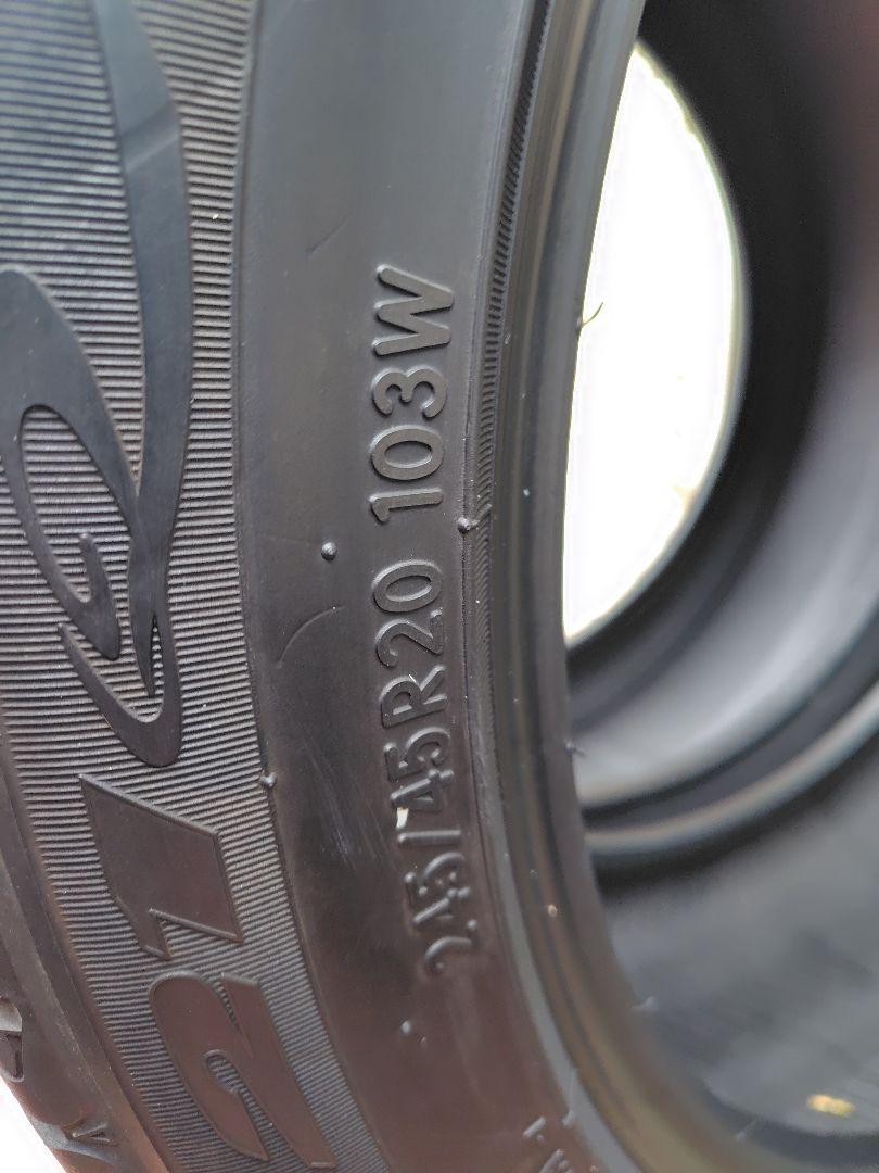 shin、NITTO NT421Q 245/45R20 20年製 溝4mm