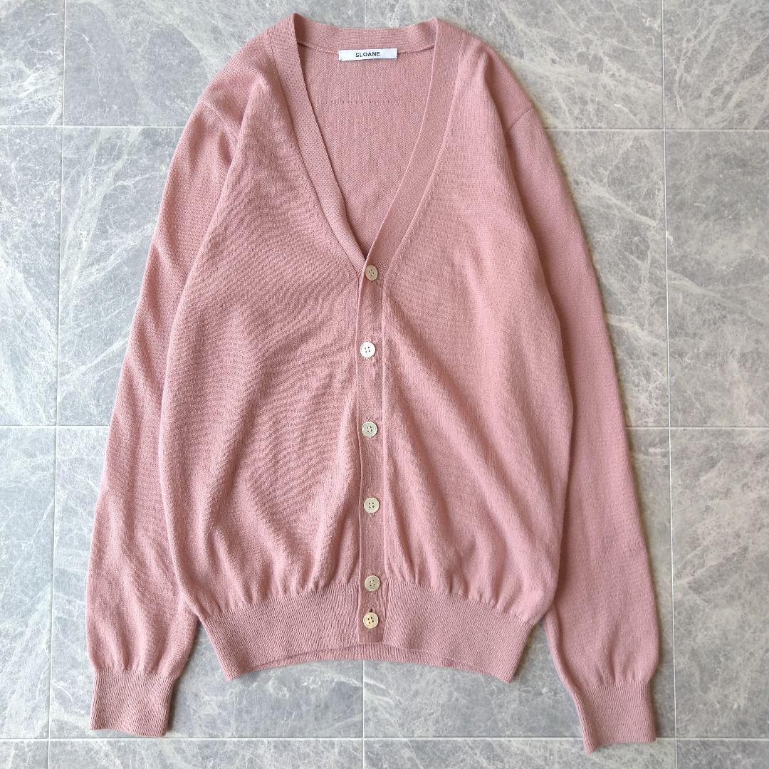 ランキング2025 カシミヤ100％ SLOANE スローン 080 ニット トップス カーディガン トップス