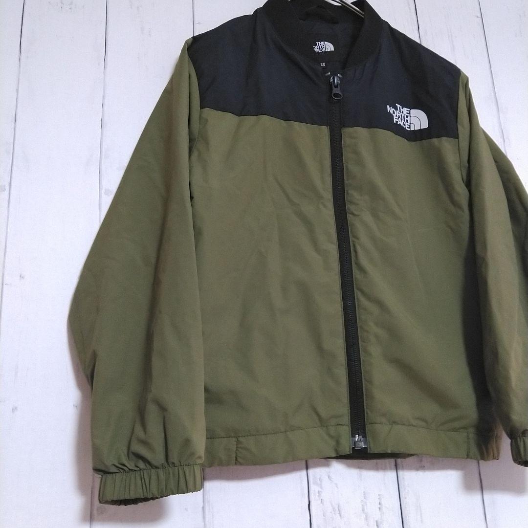 ほぼ新品　ノースフェイス　トラックジャケット　撥水　防風　登山　キッズ　120