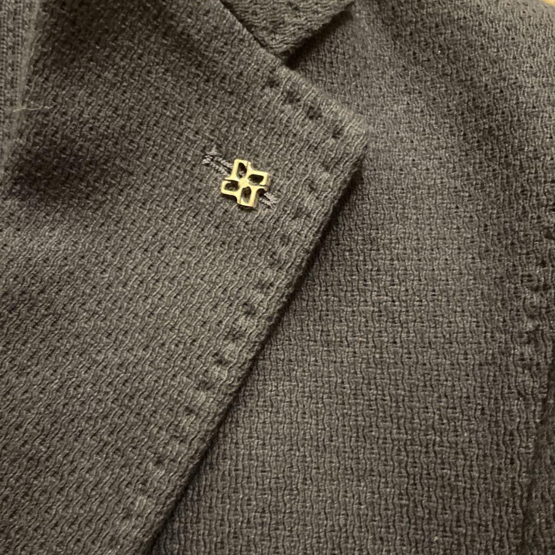 TAGLIATORE コットンメッシュジャージジャケット　ネイビー　サイズ46