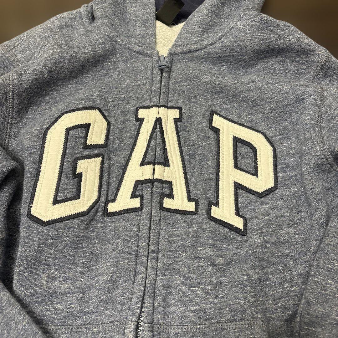 GAP Kids フード付きパーカー Lサイズ グレー - メルカリ