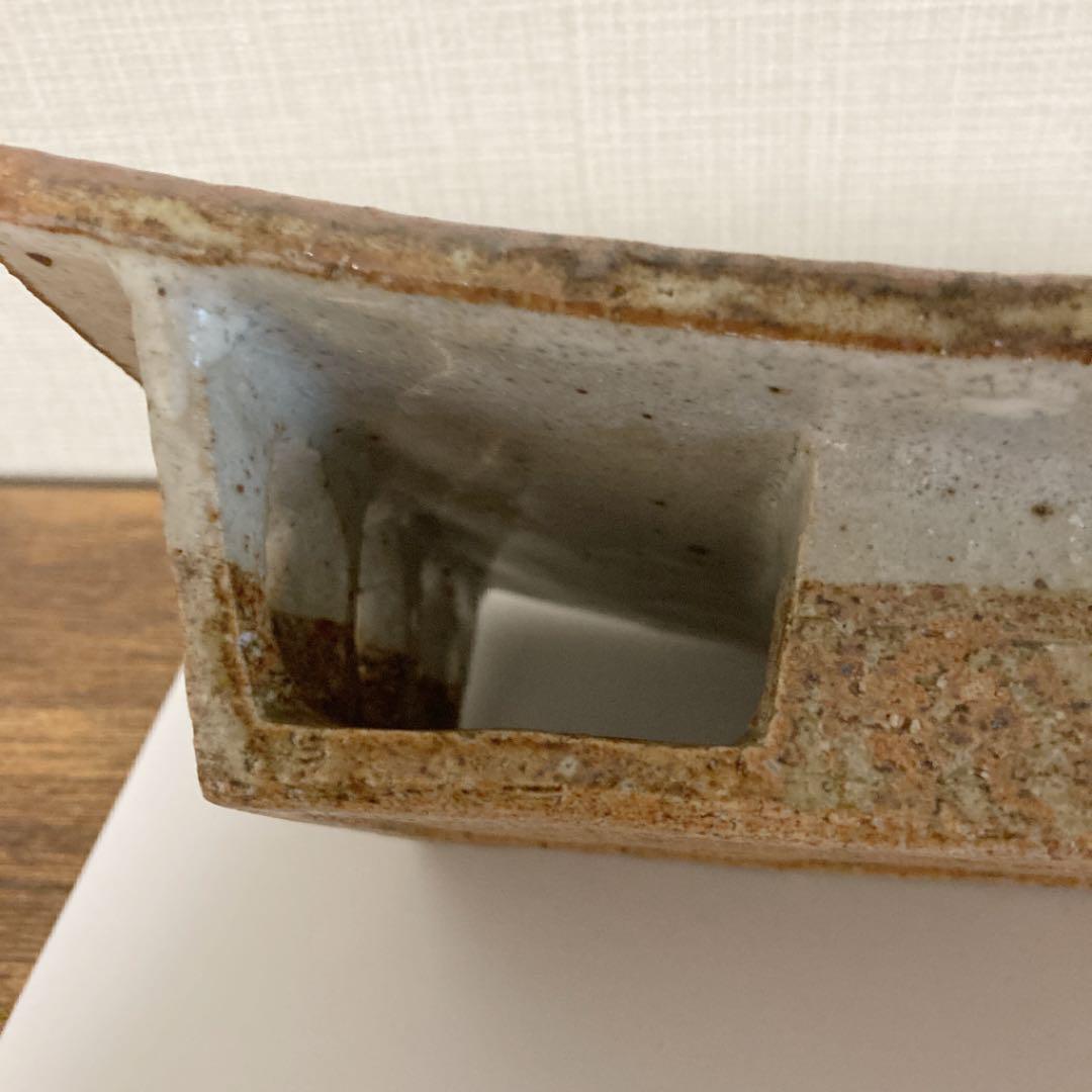 灰皿　昭和時代　桔梗　作者不明