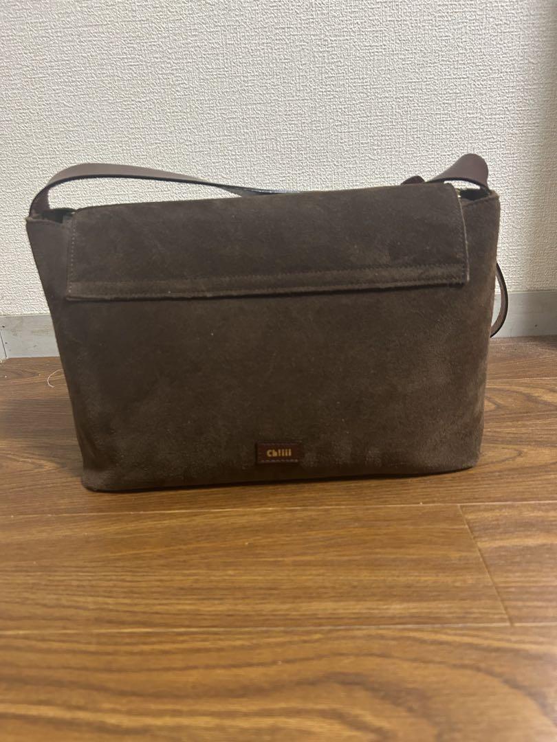 chiiiibag スエードフラップショルダー