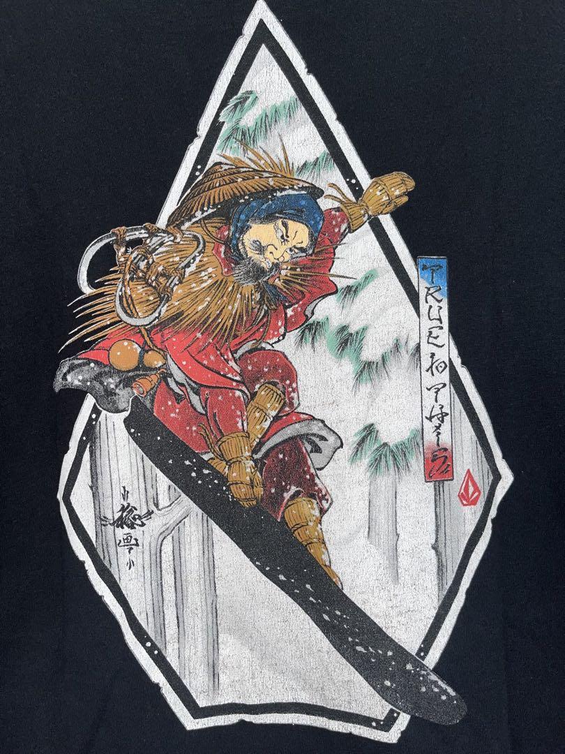 ボルコム　グラフィックプリント　ロンTEE