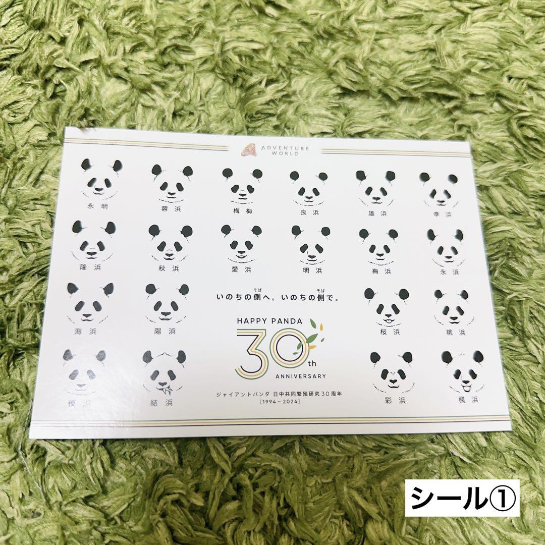 アドベンチャーワールド パンダ 30周年記念 A4クリアファイル