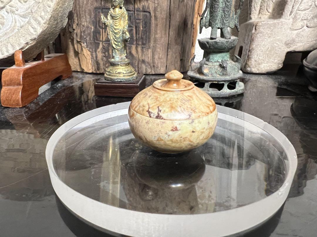 滑石製 舎利容器 仏具 仏教美術 仏像 古美術 骨董 滑石製 舎利容器 仏具 仏教美術 仏像 古美術 骨董 - メルカリ