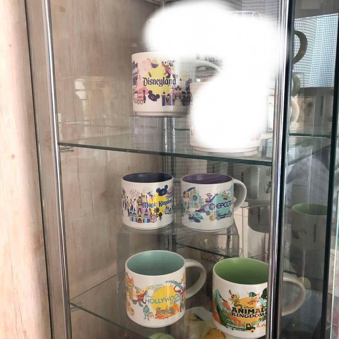 カリフォルニア フロリダ ディズニー ユニバーサルスタジオ マグカップ 5セット新品、♥