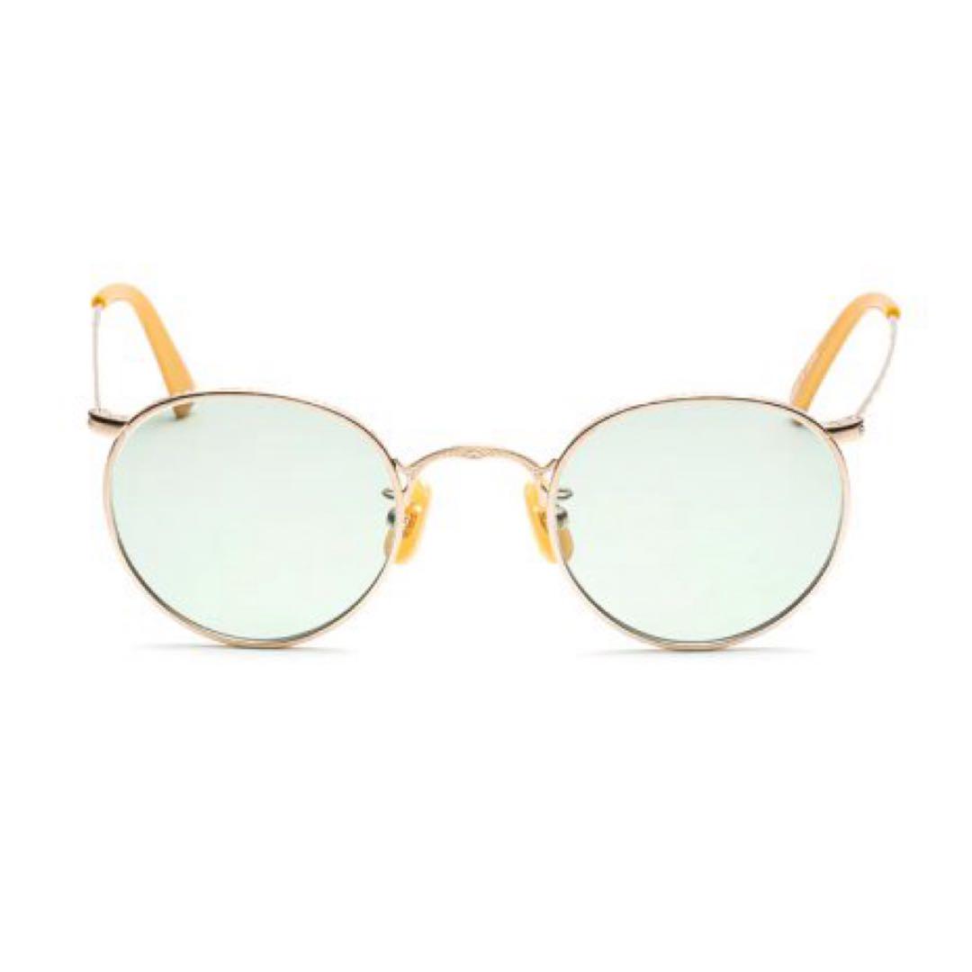 小物 CALEE VINTAGE TYPE CIRCLE GLASSES Gold