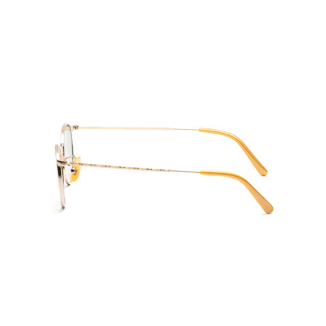 小物 CALEE VINTAGE TYPE CIRCLE GLASSES Gold