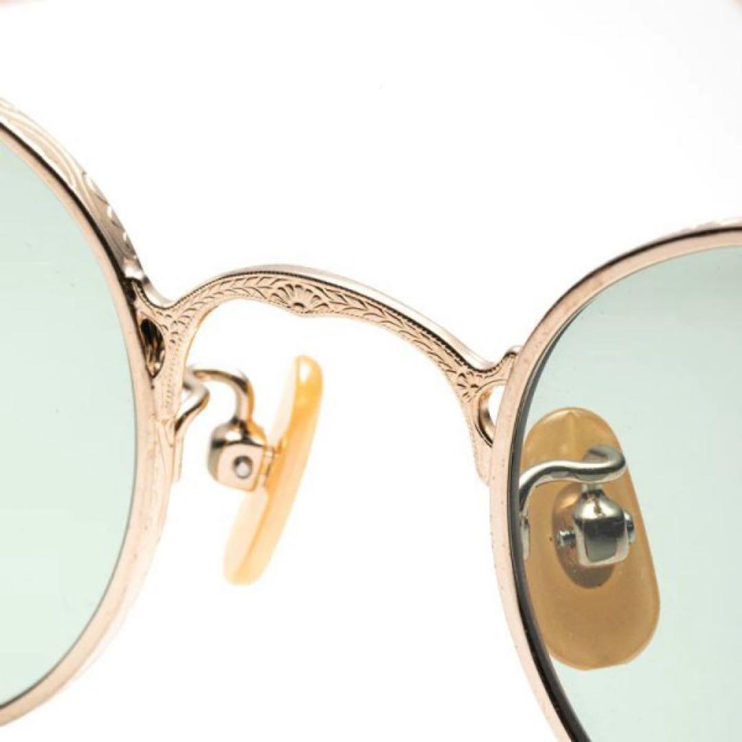 小物 CALEE VINTAGE TYPE CIRCLE GLASSES Gold
