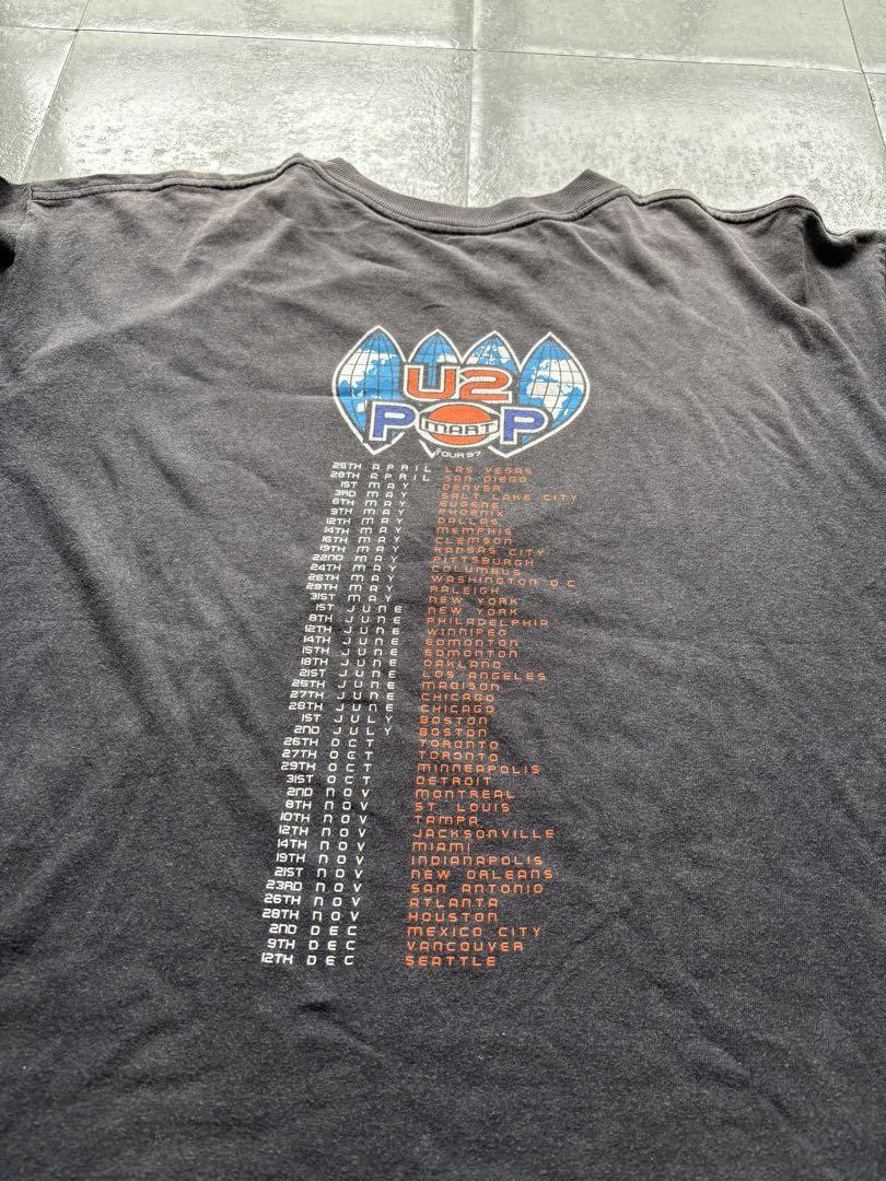90s U2 1997年 ツアー バンドTシャツ 鬼フェード ヴィンテージ