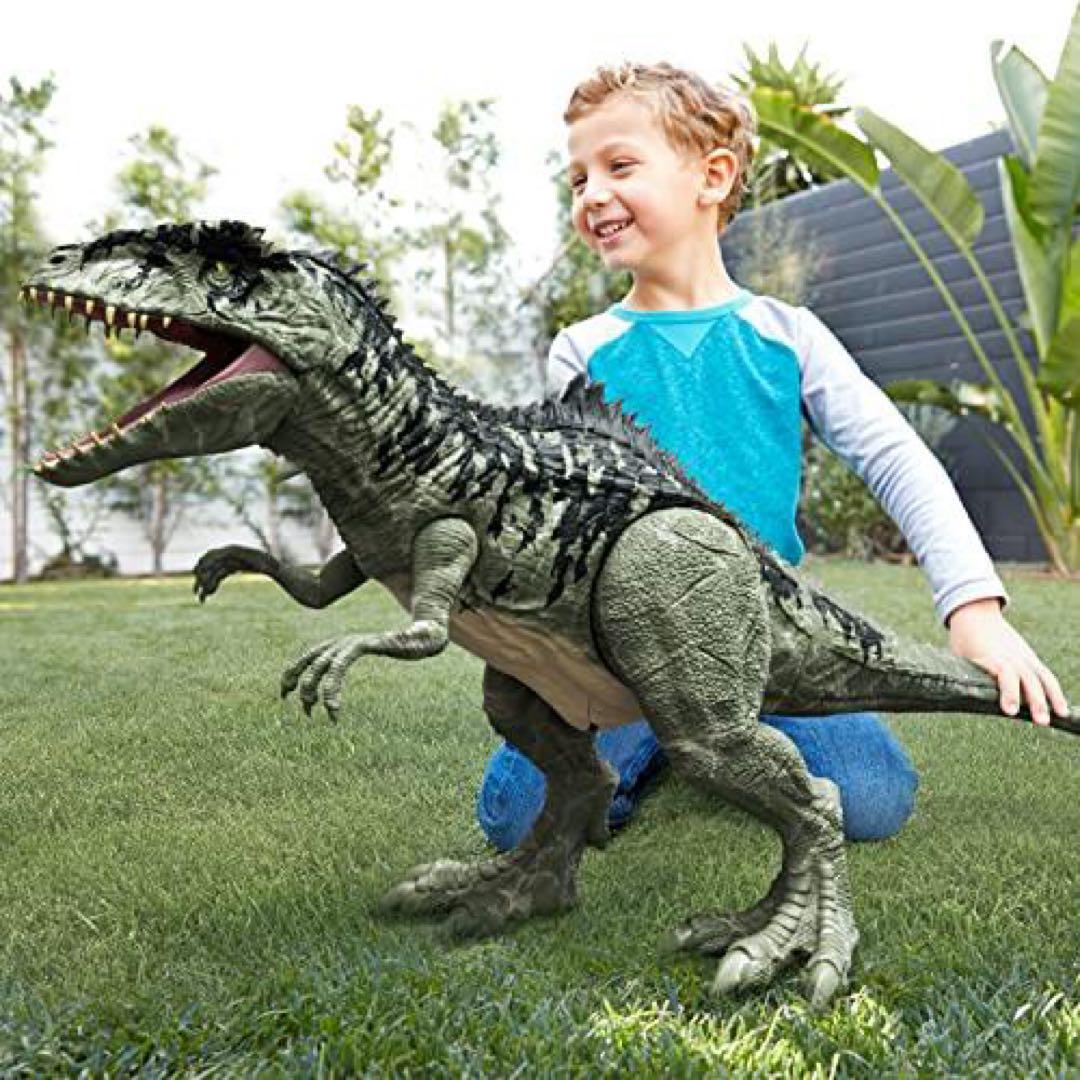 マテル　ジュラシックワールド　スーパービッグ　ギガノトサウルス