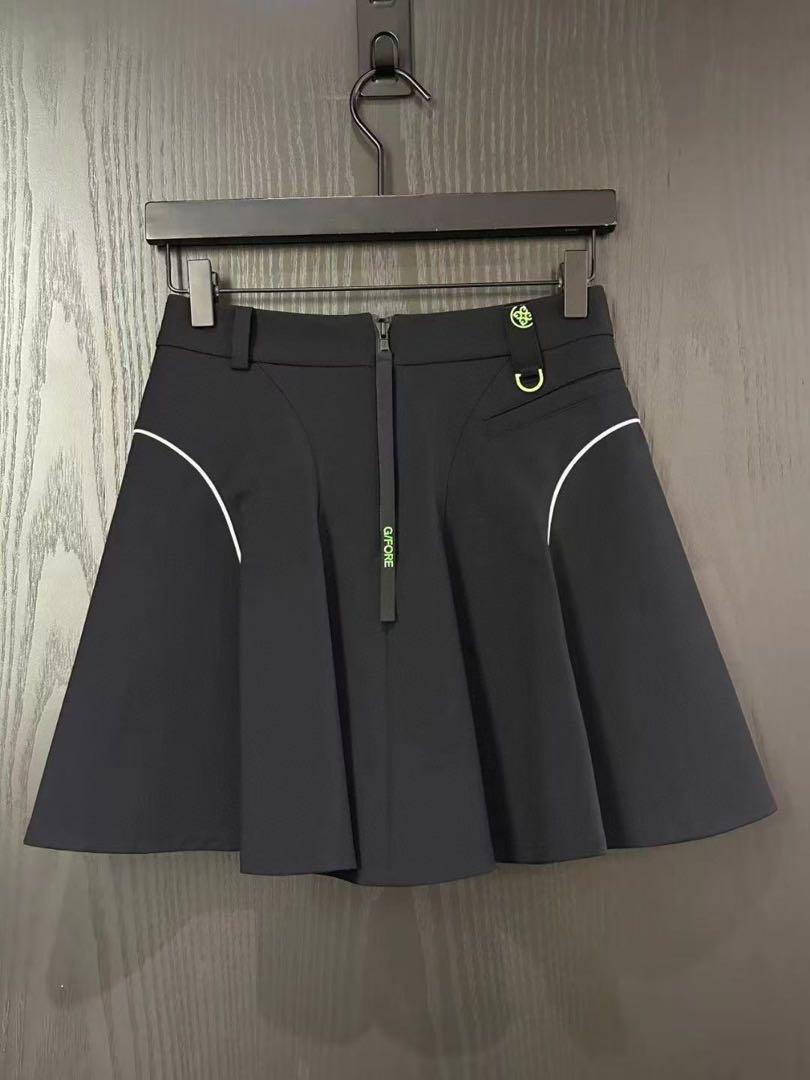 新品☞おまけつき！ジーフォア　ゴルフミニスカート⚫︎インナーパンツ付き●黒　Ｓ