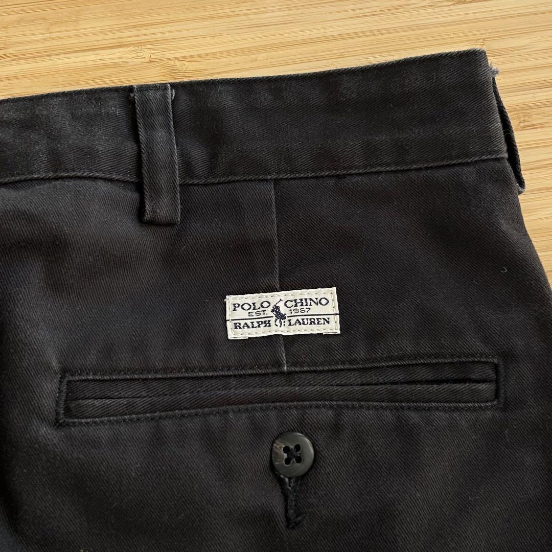 Polo By Ralph Lauren 90sツータックHBT 36×30 90s ポロ ラルフローレン ツータック チノショーツ ストーン 36