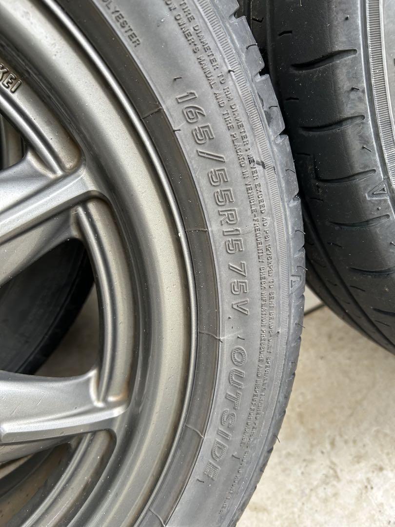 アルト タイヤ 純正　165/55R15 75V